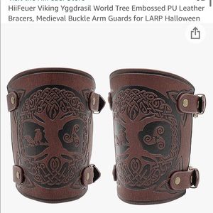 PU Leather Bracers